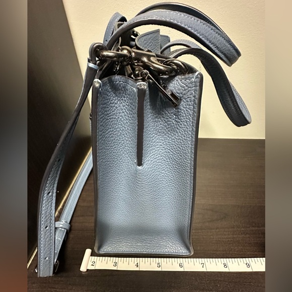 Coach Charlie Carryall handbag and crossbody (blue) - Picture 8 of 15